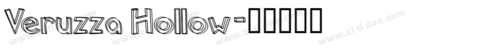 Veruzza Hollow字体转换